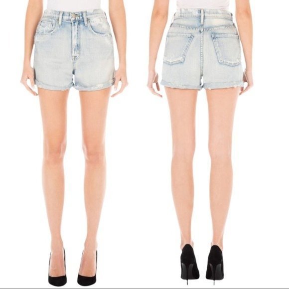 NWT FIDELITY DENIM Day Off High Waist Shorts - 26 - Picture 4 of 4